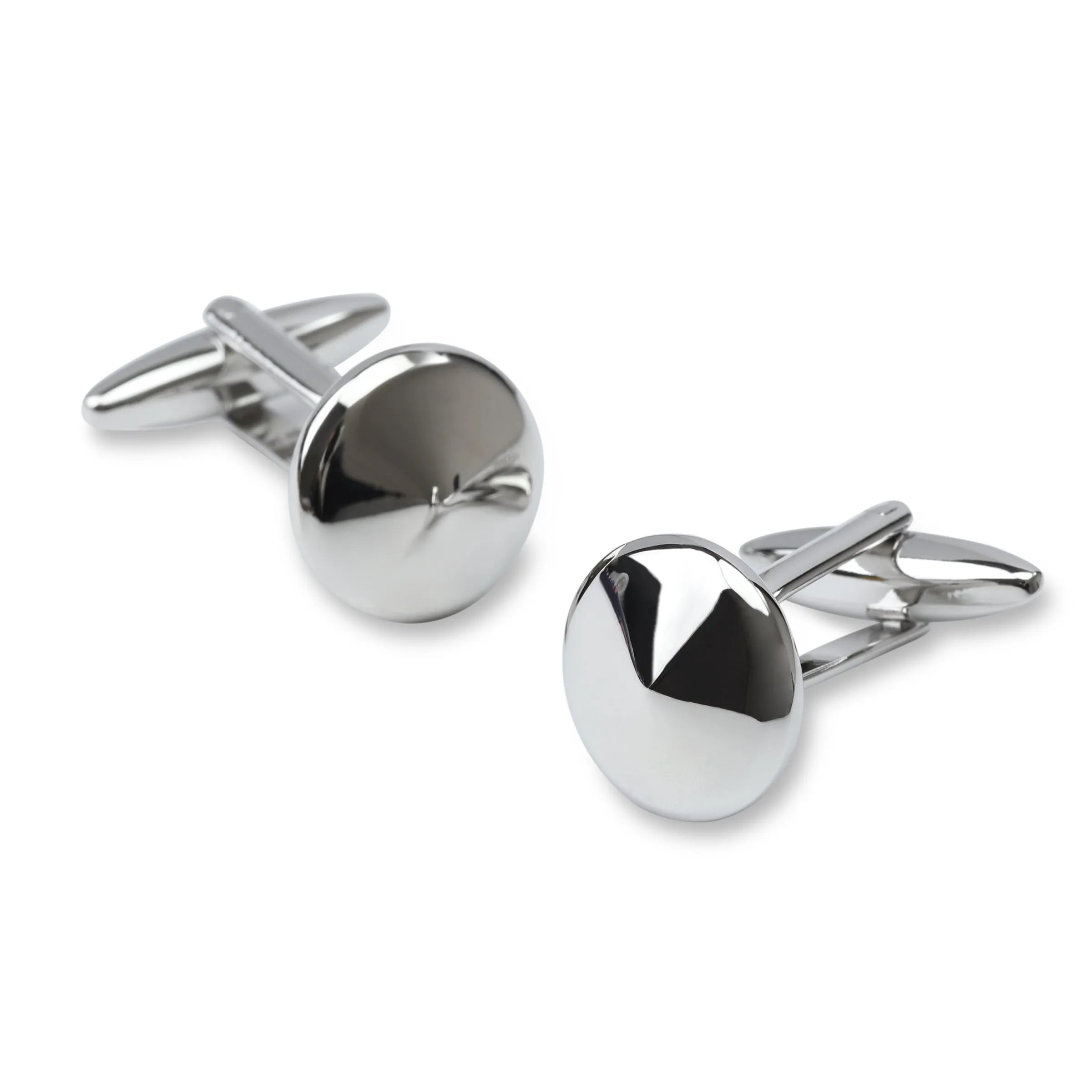 Classic Silver Gentlemen Cufflinks sold by OTAA