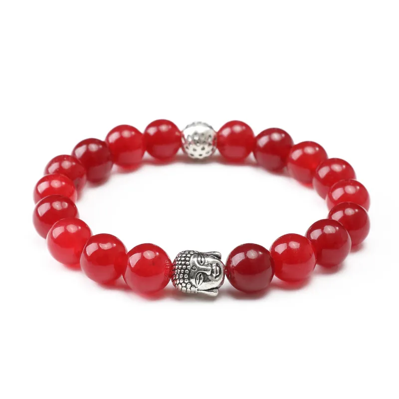 Agate Polished Marbel Stone Bracelet made by OTAA