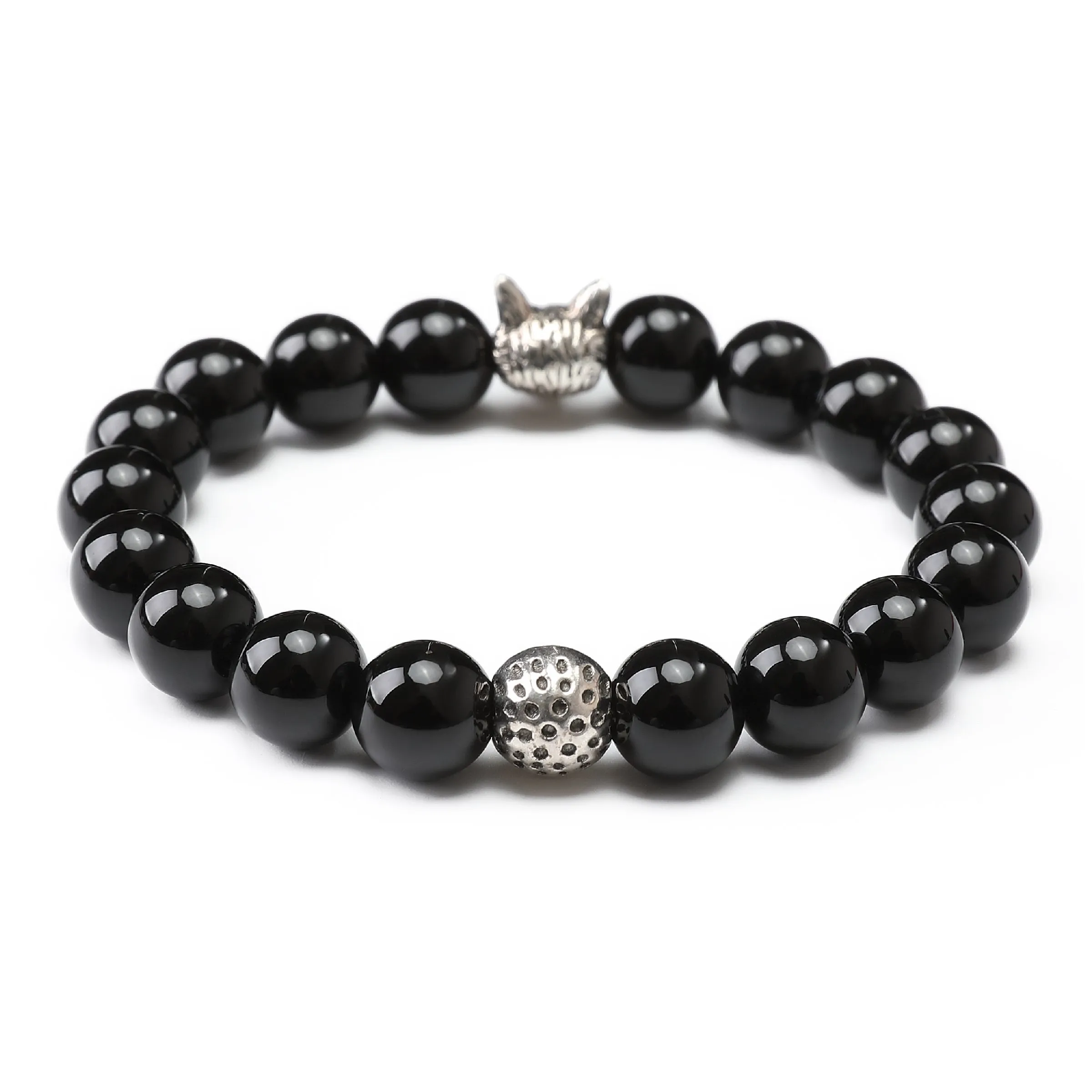 Wild Wolf Onyx Bracelet sold by OTAA product image thumbnail 2