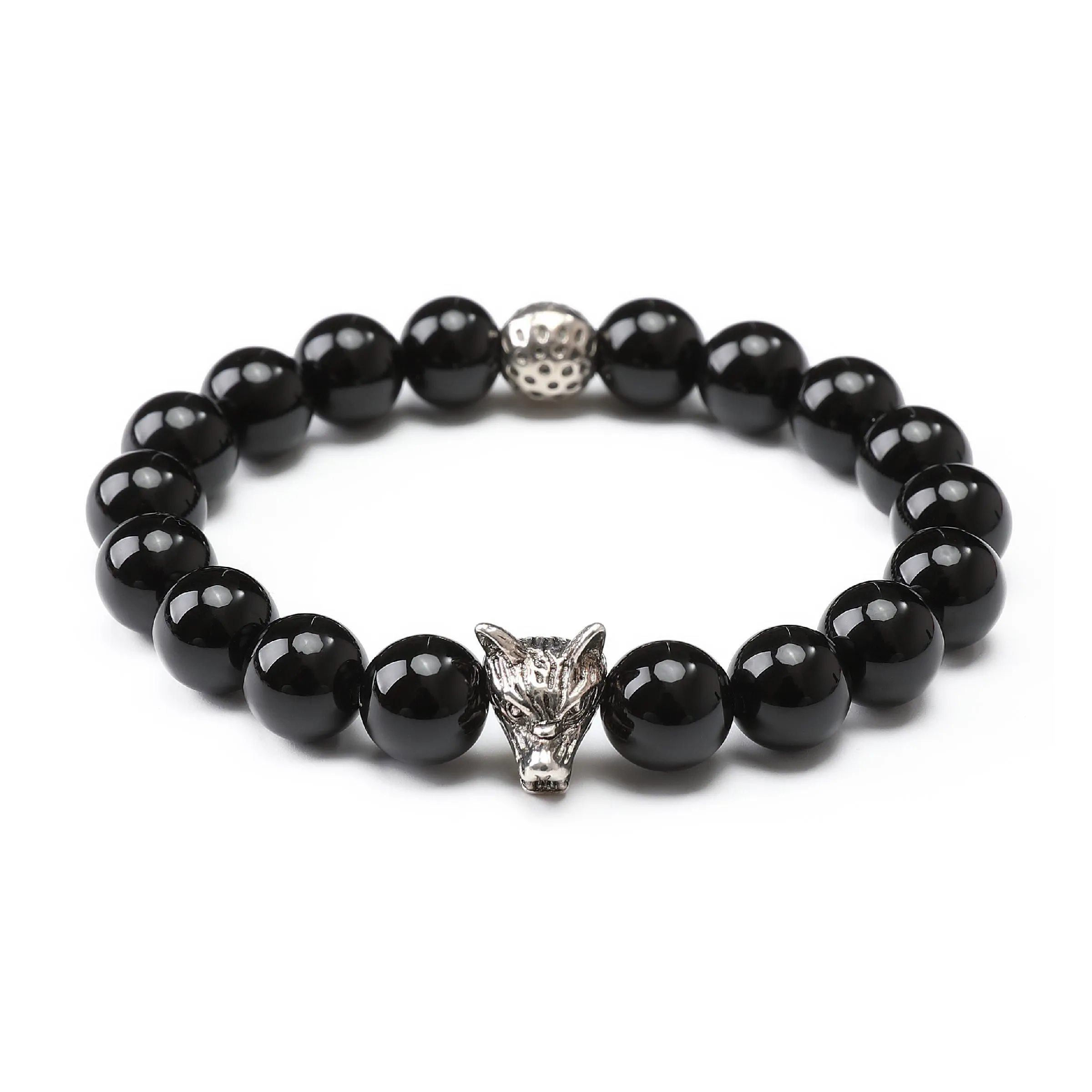 Wild Wolf Onyx Bracelet sold by OTAA