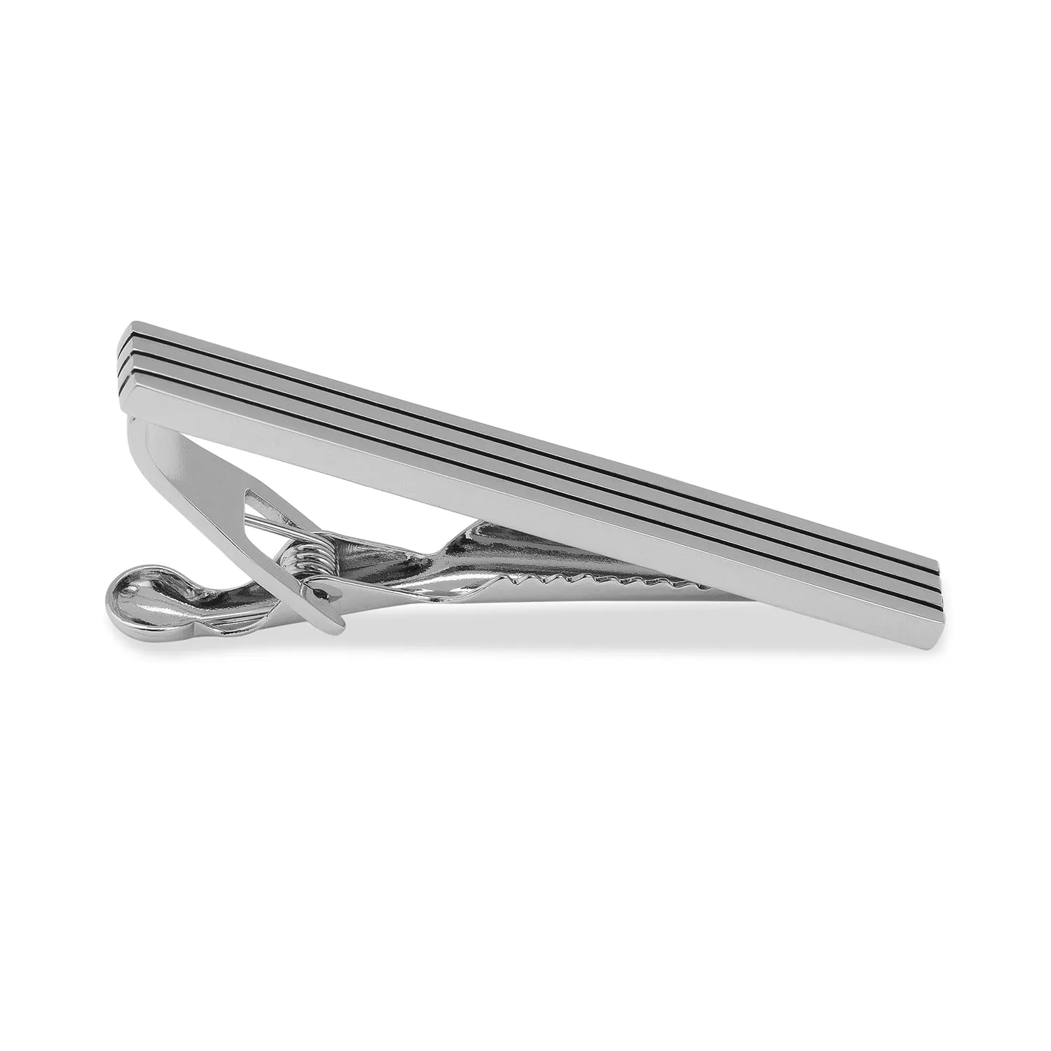 Logan Silver and Black Tie Bar sold by OTAA product image thumbnail 2