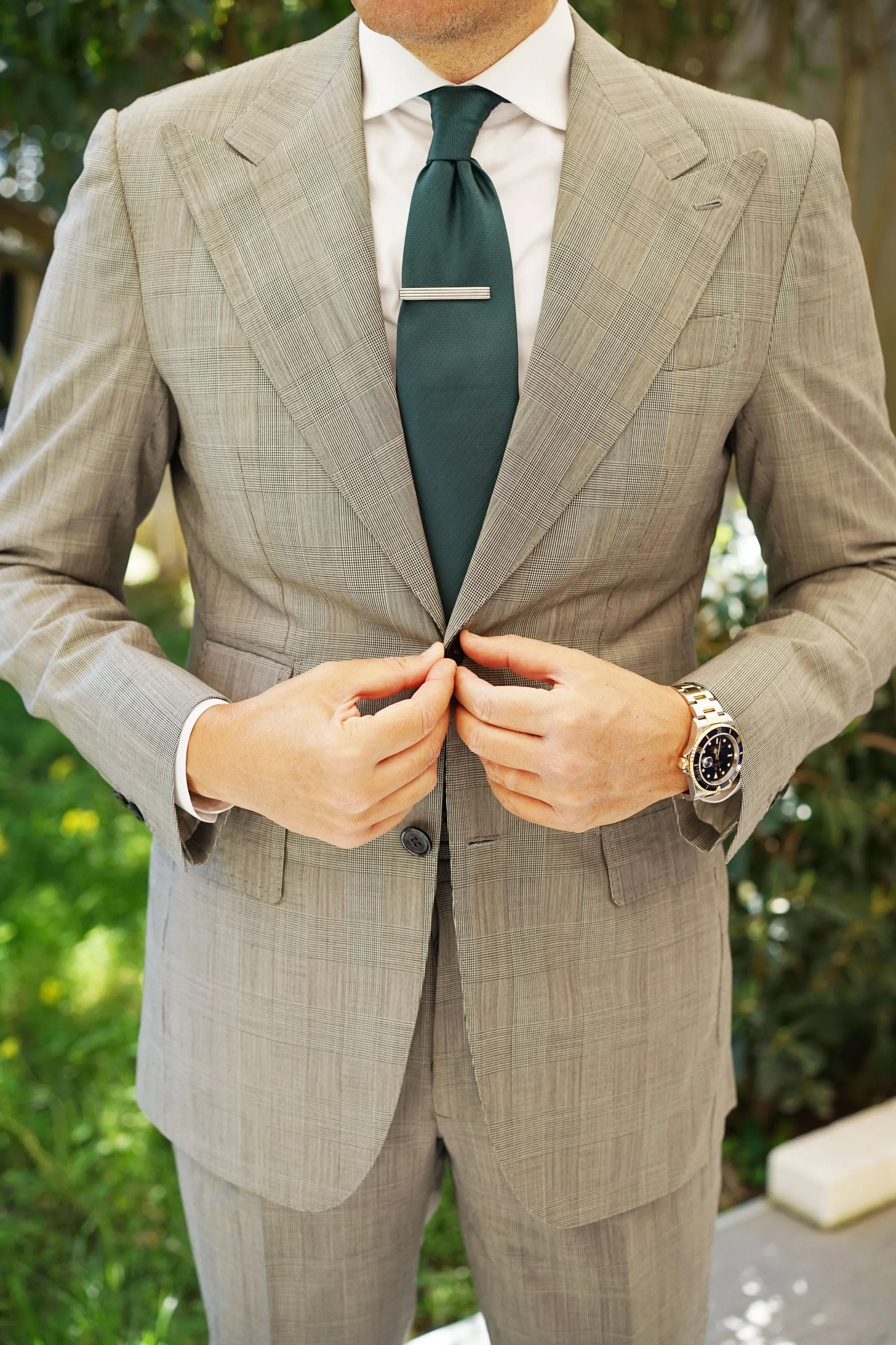 Logan Silver and Black Tie Bar sold by OTAA product image thumbnail 4