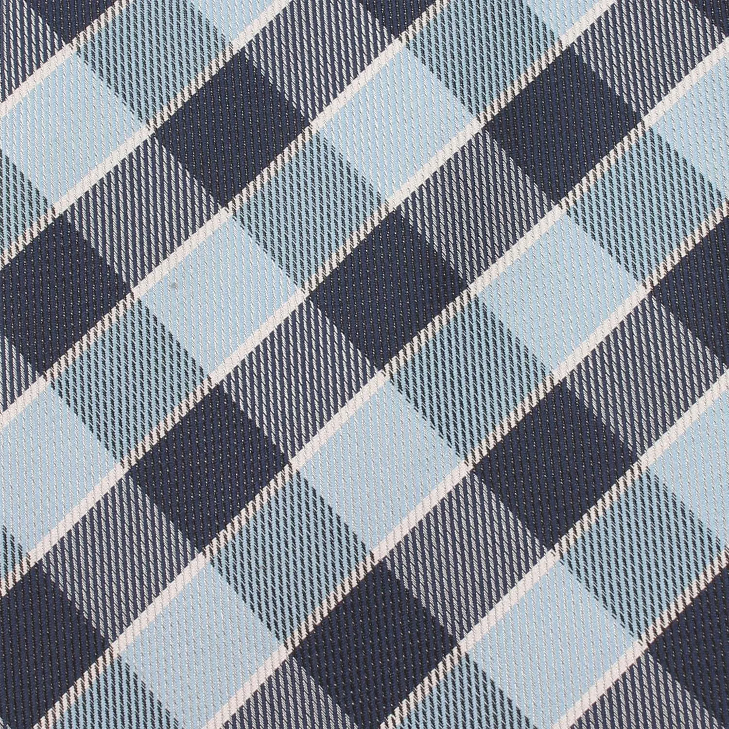 Light and Navy Blue Checkered Bow Tie sold by OTAA product image thumbnail 2