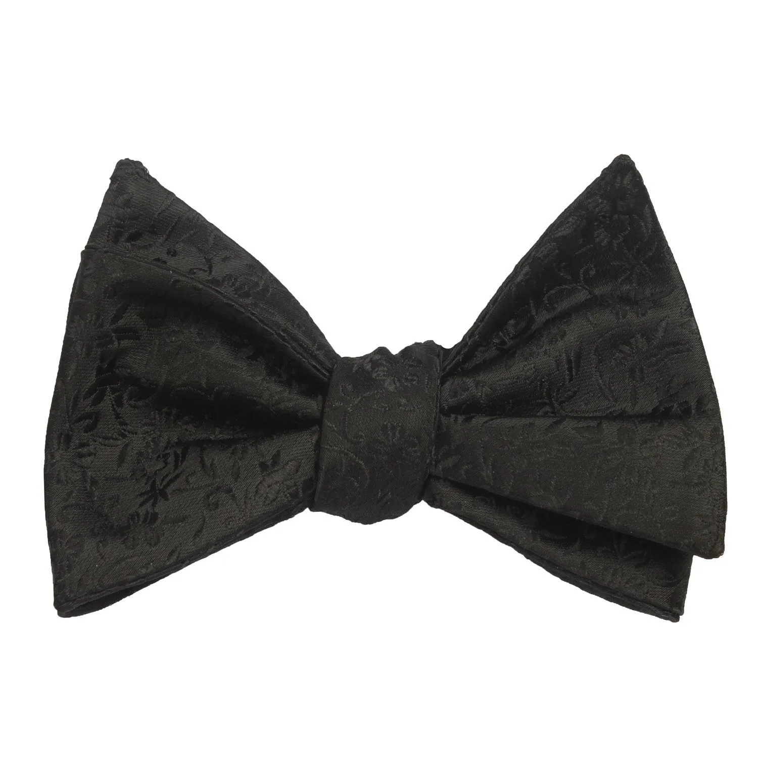 Black Floral Pattern - Bow Tie (Untied) sold by OTAA product image thumbnail 2