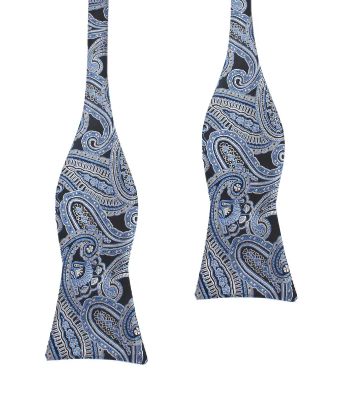 Paisley Blue - Bow Tie (Untied) made by OTAA