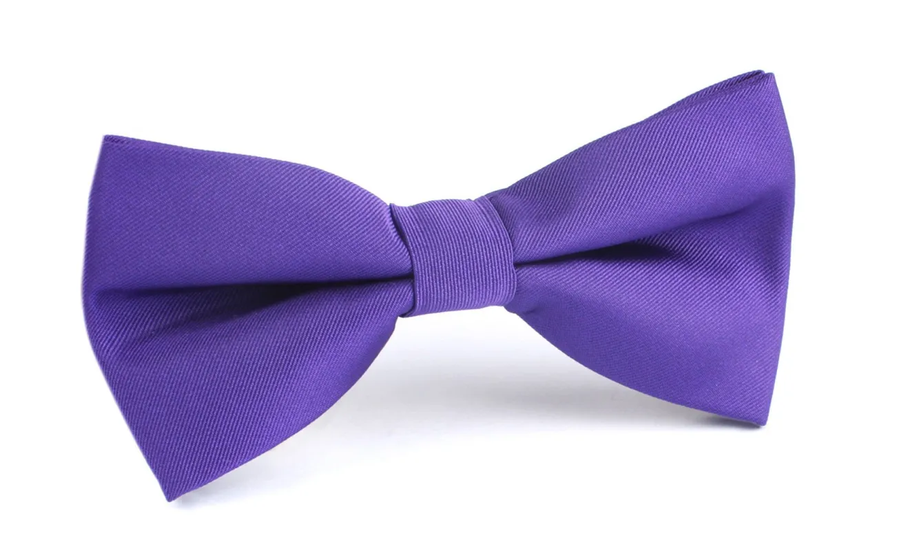 Royal Purple Bow Tie made by OTAA