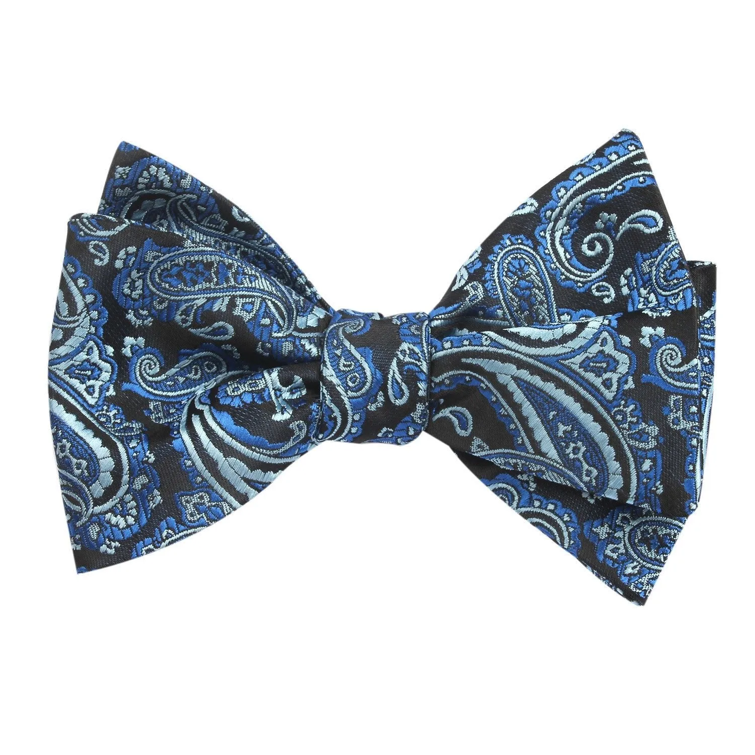 Paisley Black and Blue Bow Tie Untied sold by OTAA product image thumbnail 2