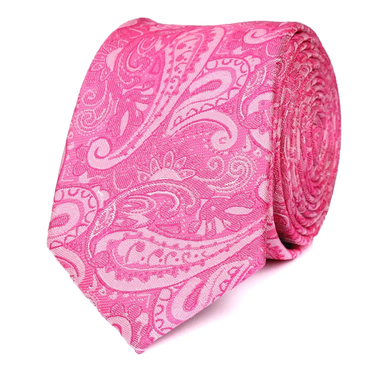 Paisley Pink - Skinny Tie sold by OTAA product image thumbnail 2