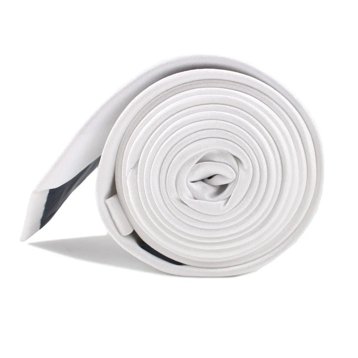 White Satin Skinny Tie sold by OTAA product image thumbnail 3
