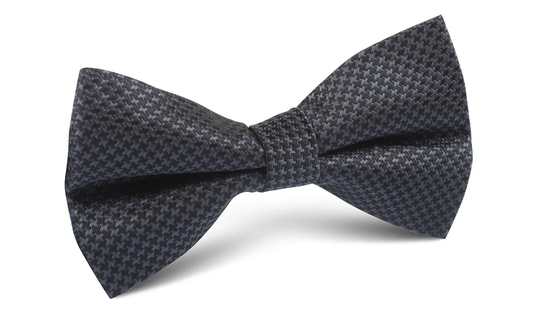 Black Houndstooth Pattern Bow Tie sold by OTAA