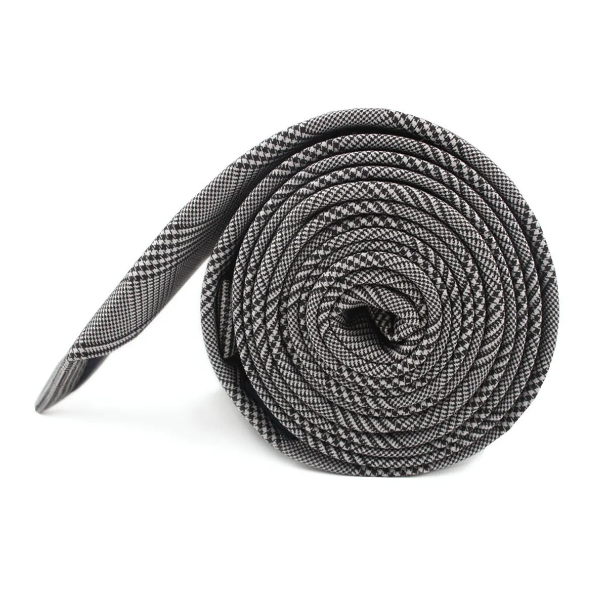 Grey Glen Plaid Skinny Tie sold by OTAA product image thumbnail 3