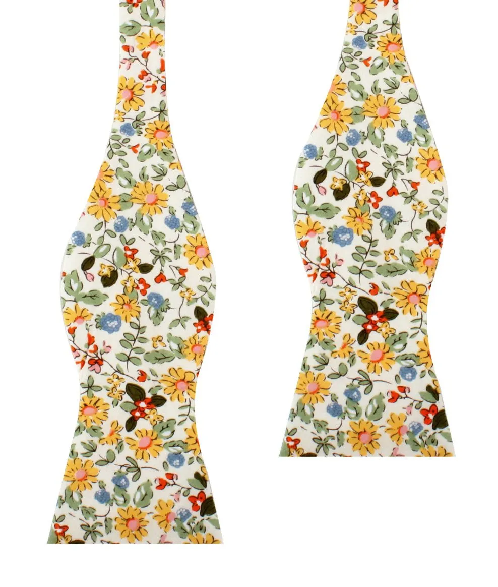 Belle Danser Floral Self Bow Tie sold by OTAA