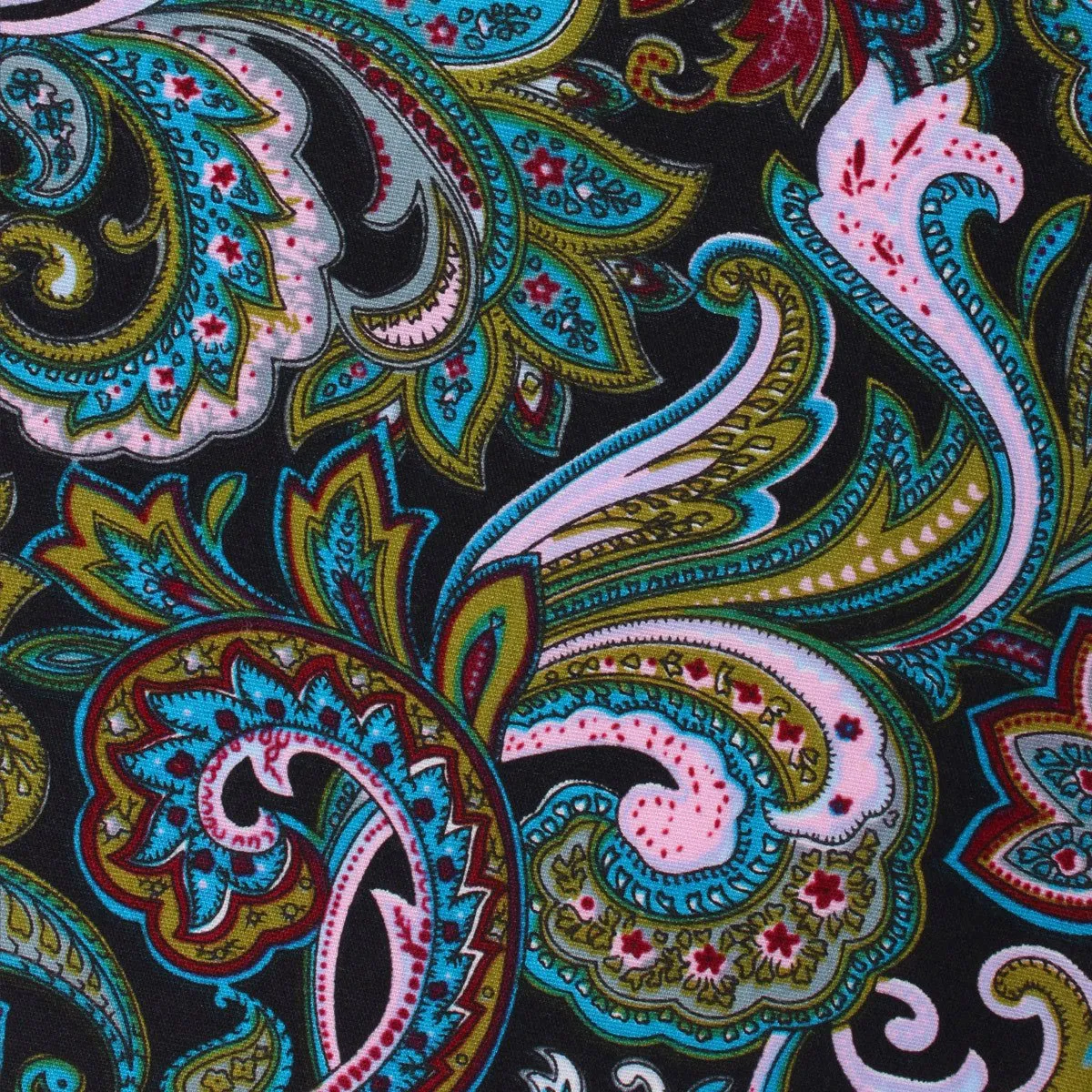 Filicudi Maroon & Green Paisley Self Bow Tie sold by OTAA product image thumbnail 3
