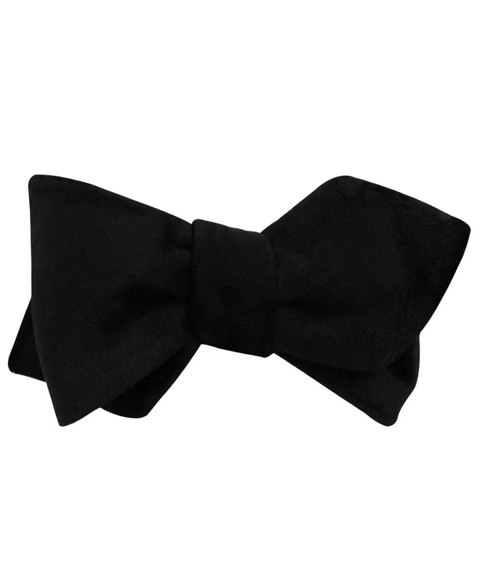 Bond Black Diamond Velvet Self Bow Tie sold by OTAA product image thumbnail 2