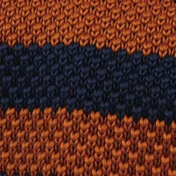 The Italian Flair Brown Knitted Tie sold by OTAA product image thumbnail 2
