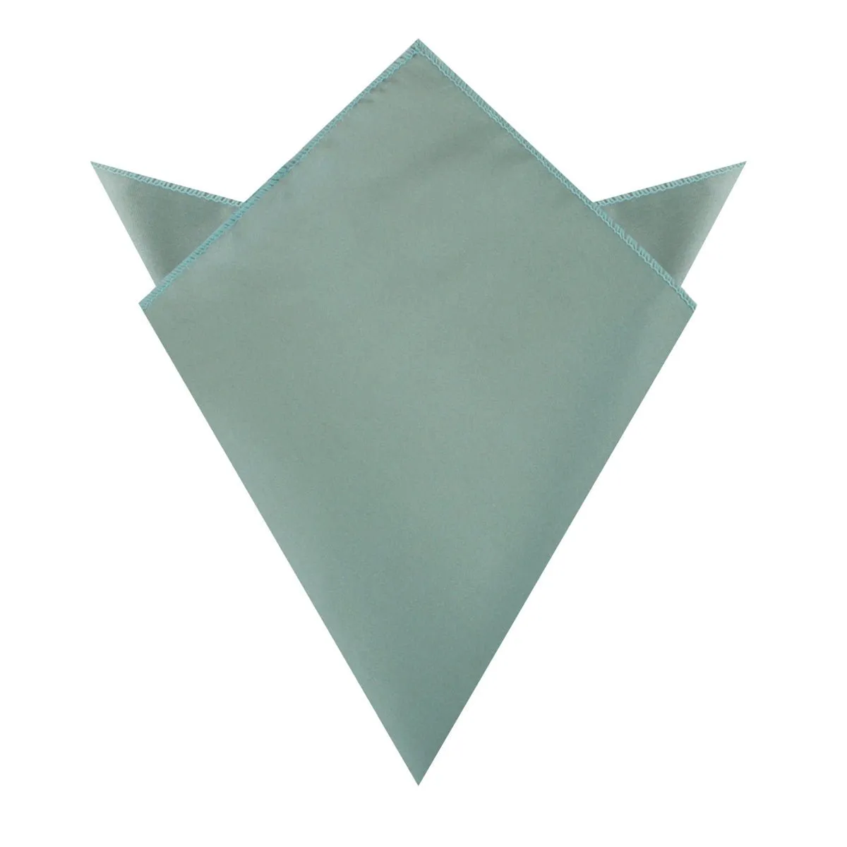Sage Green Satin Pocket Square sold by OTAA