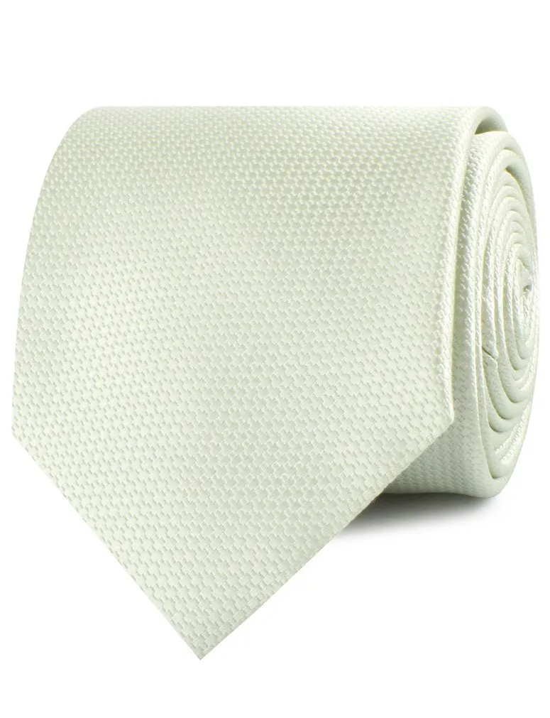 Sage Green Basket Weave Necktie sold by OTAA product image thumbnail 2