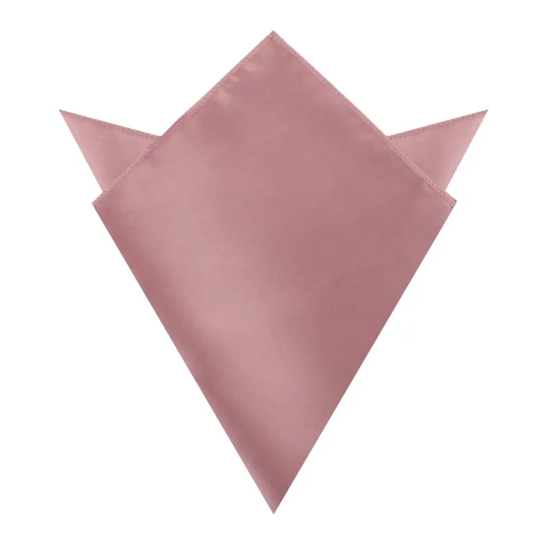 Dusty Rose Vintage Satin Pocket Square made by OTAA
