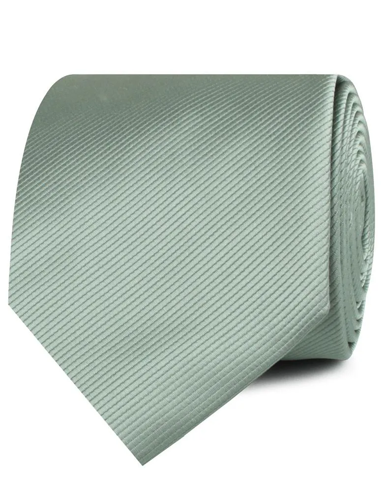 Sage Green Twill Necktie sold by OTAA product image thumbnail 2