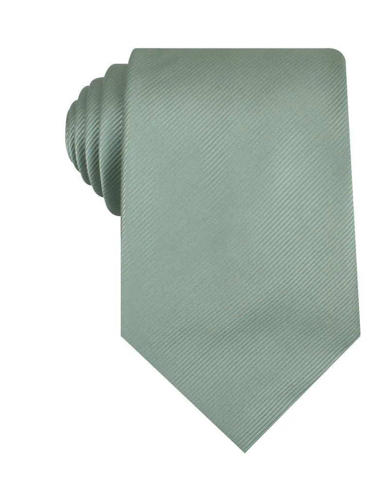 Sage Green Twill Necktie sold by OTAA