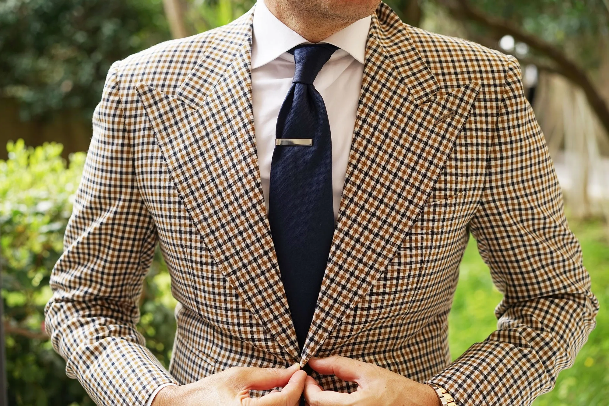 Silver Clasp Tie Bar sold by OTAA product image thumbnail 4