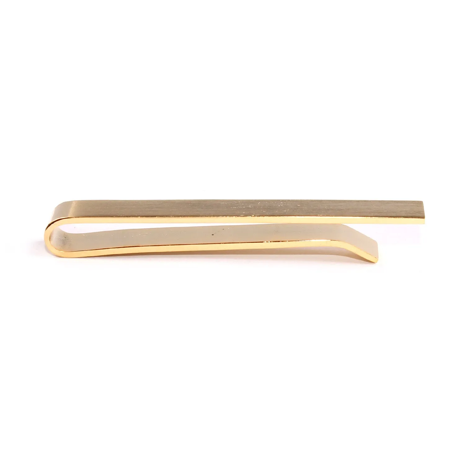 Brushed Gold Square Clasp Tie Bar sold by OTAA product image thumbnail 2