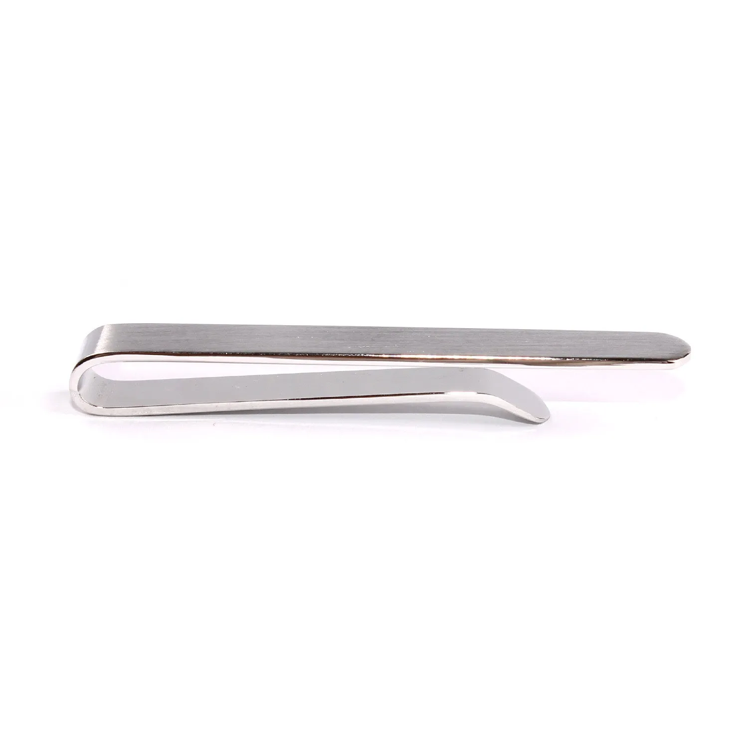 Brushed Silver Round Clasp Tie Bar sold by OTAA product image thumbnail 2