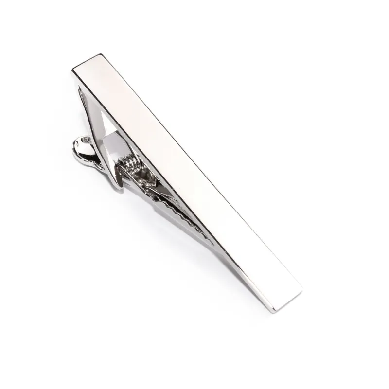 Shining Silver Tie Bar made by OTAA