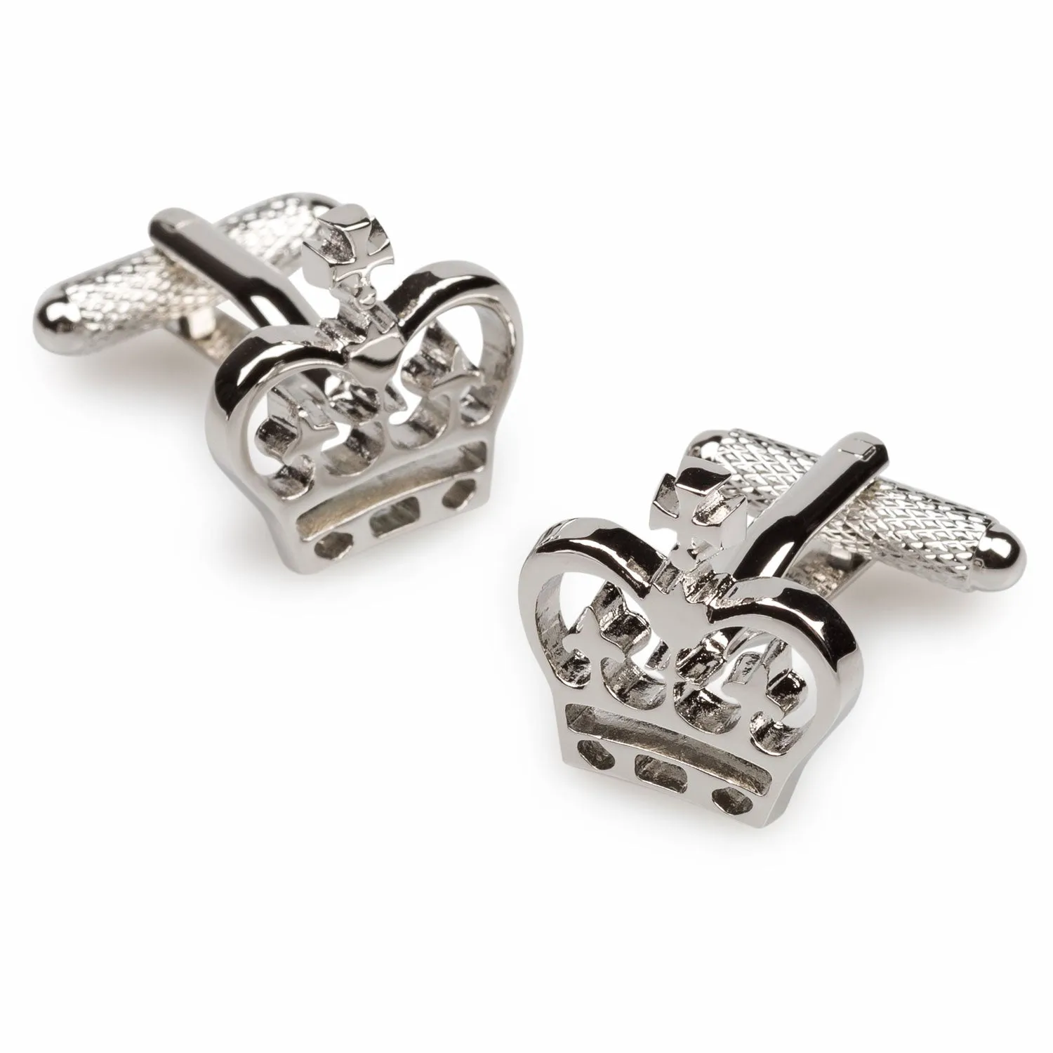 Silver Crown Cufflinks sold by OTAA