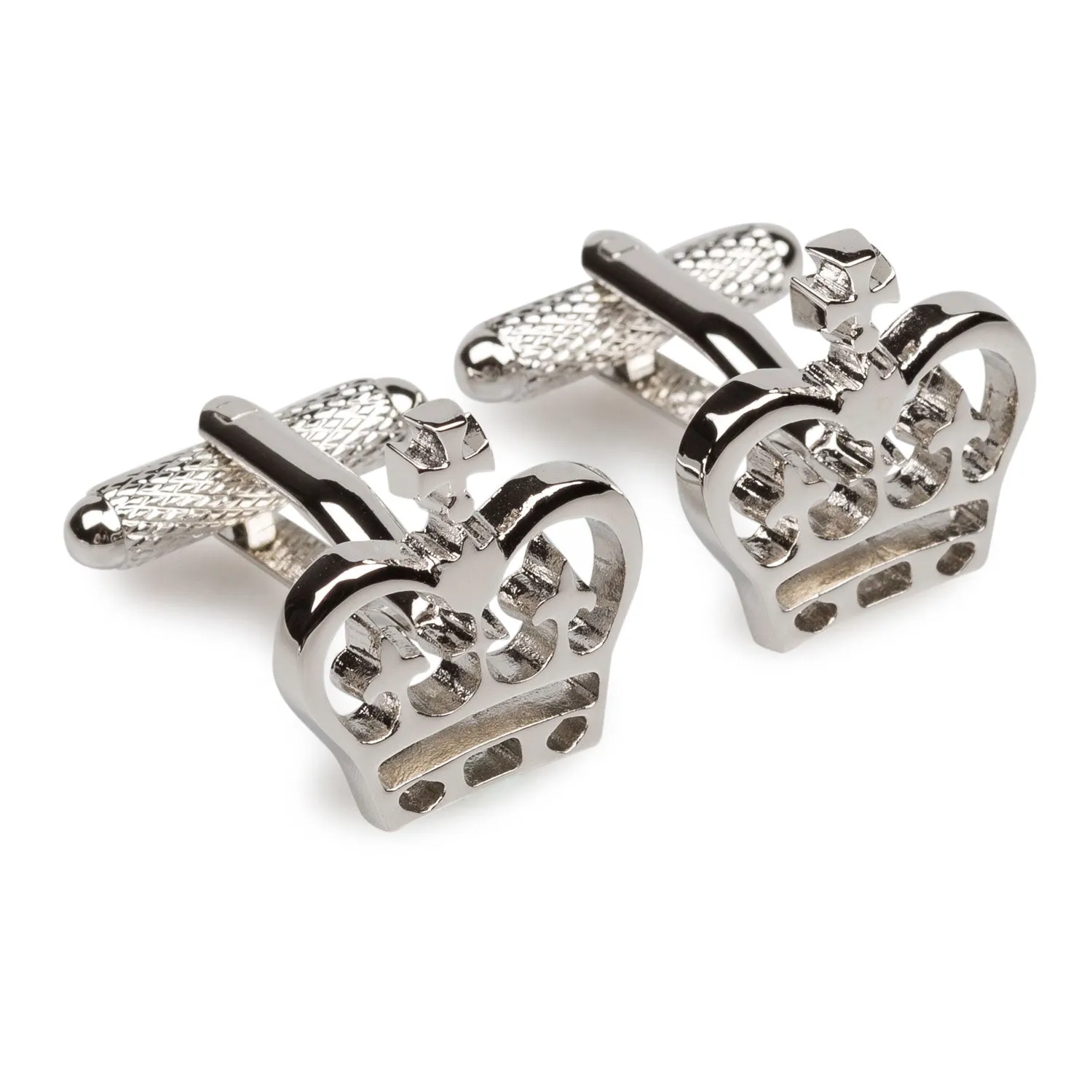 Silver Crown Cufflinks sold by OTAA product image thumbnail 2