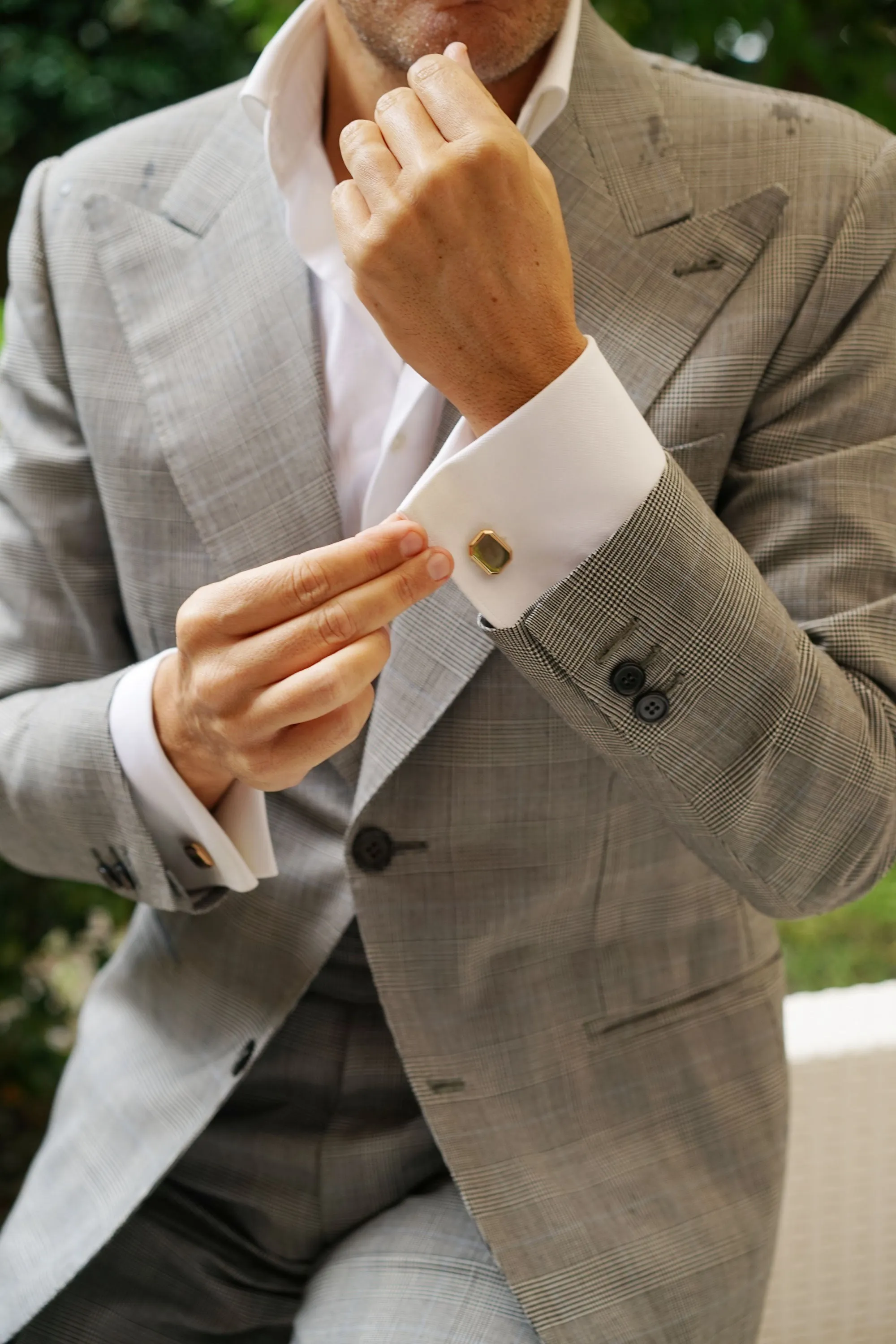 Octavia Rose Gold Cufflinks sold by OTAA product image thumbnail 4