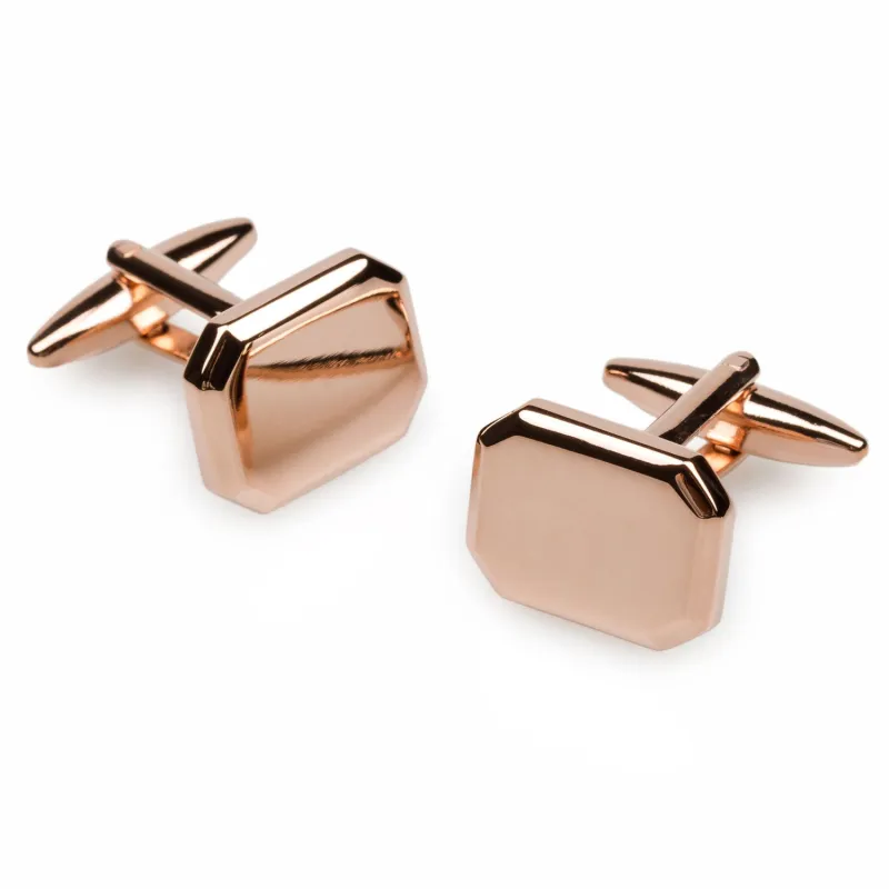 Octavia Rose Gold Cufflinks made by OTAA