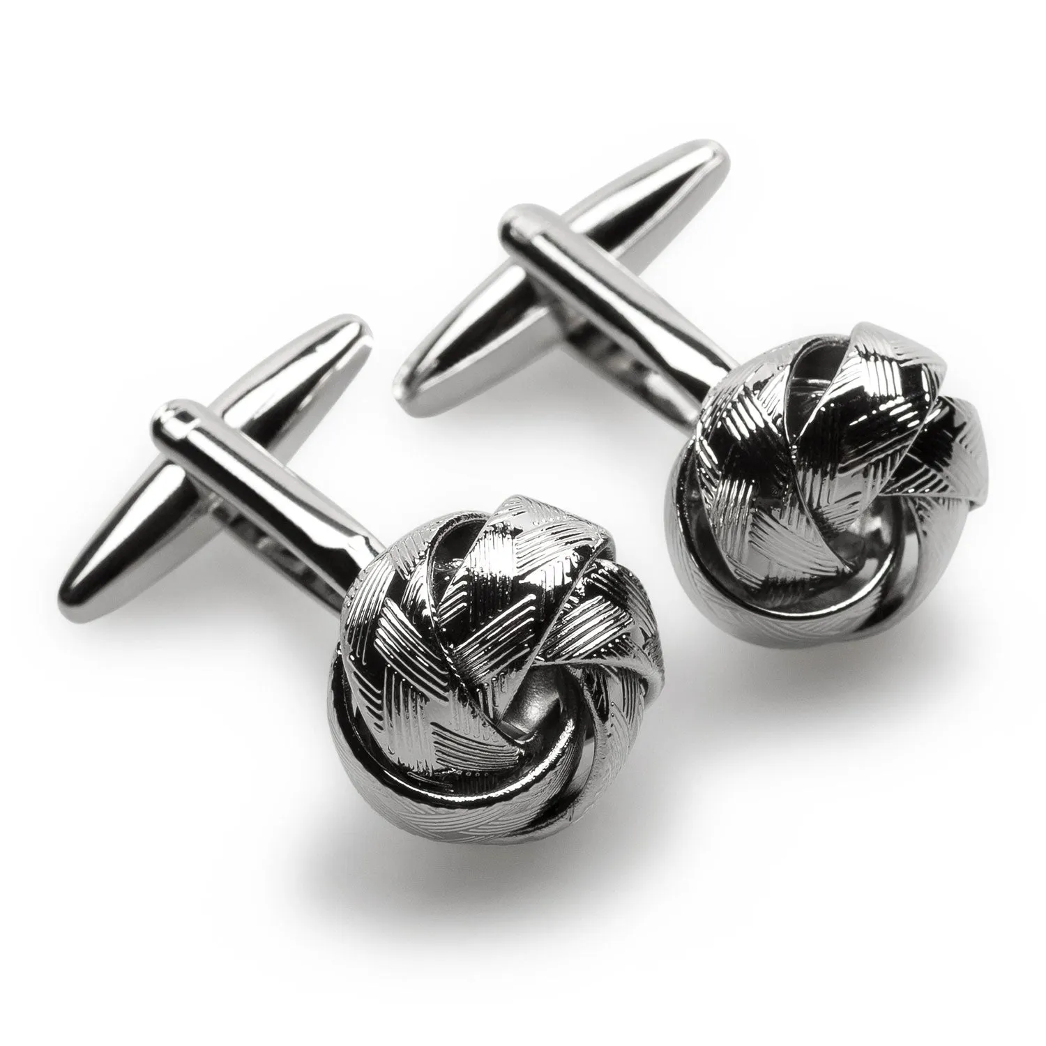 Ribbon Sphere Silver Cufflinks sold by OTAA product image thumbnail 2