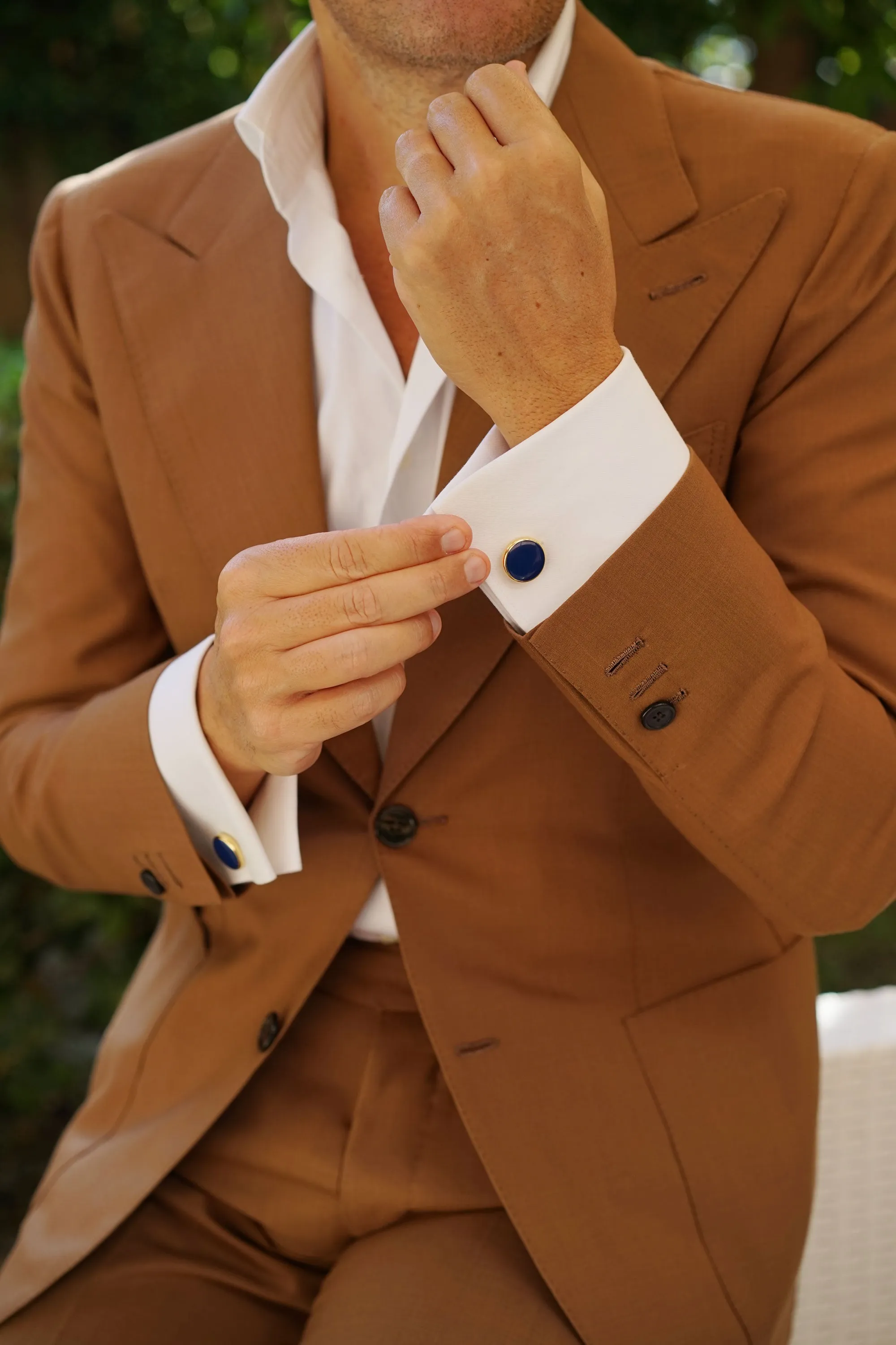Orion Blue Stone Cufflinks sold by OTAA product image thumbnail 4