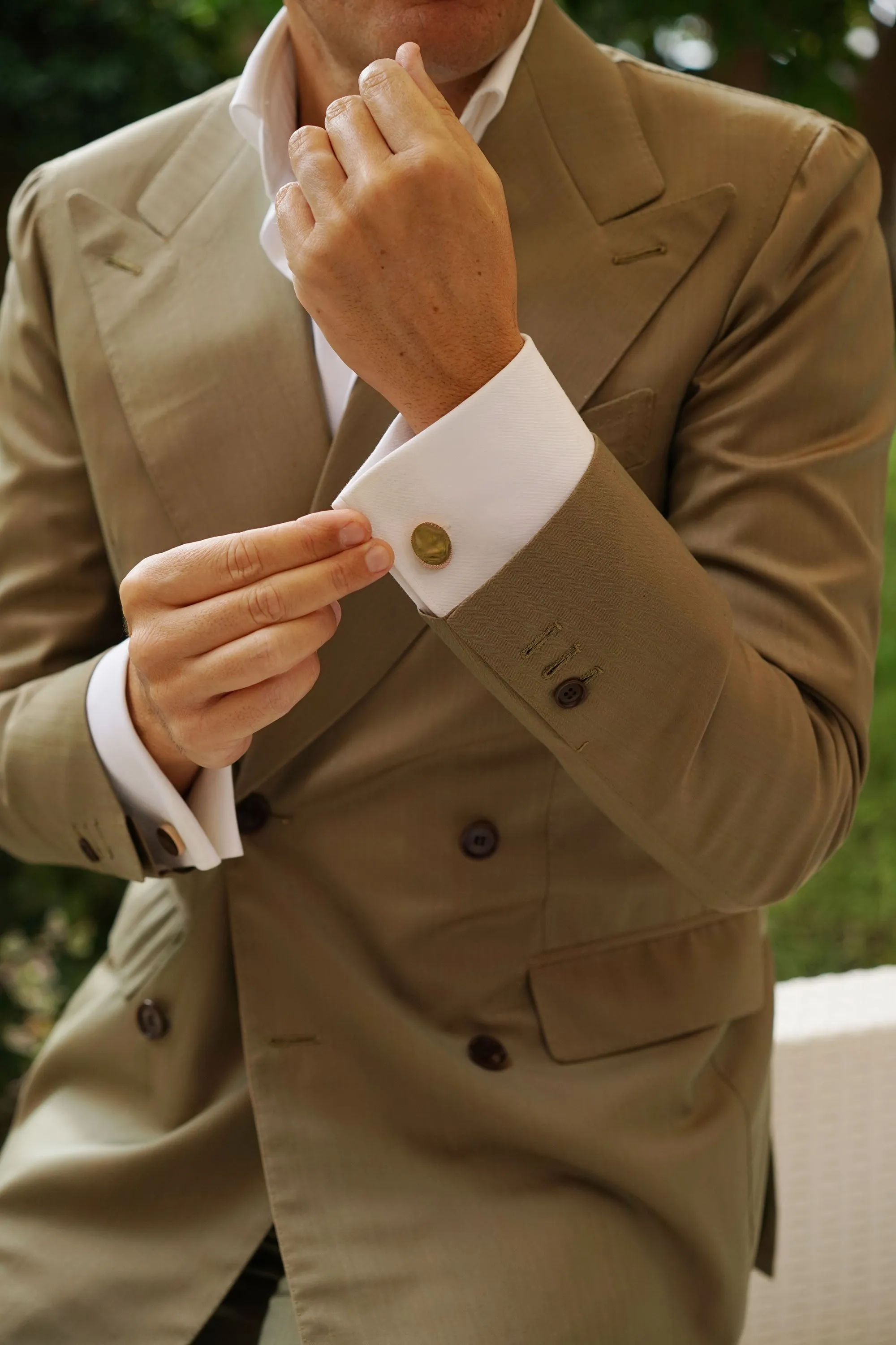 Mazzini Rose Gold Cufflinks sold by OTAA product image thumbnail 4