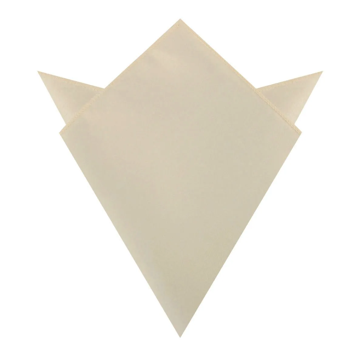 Champagne Satin Pocket Square sold by OTAA