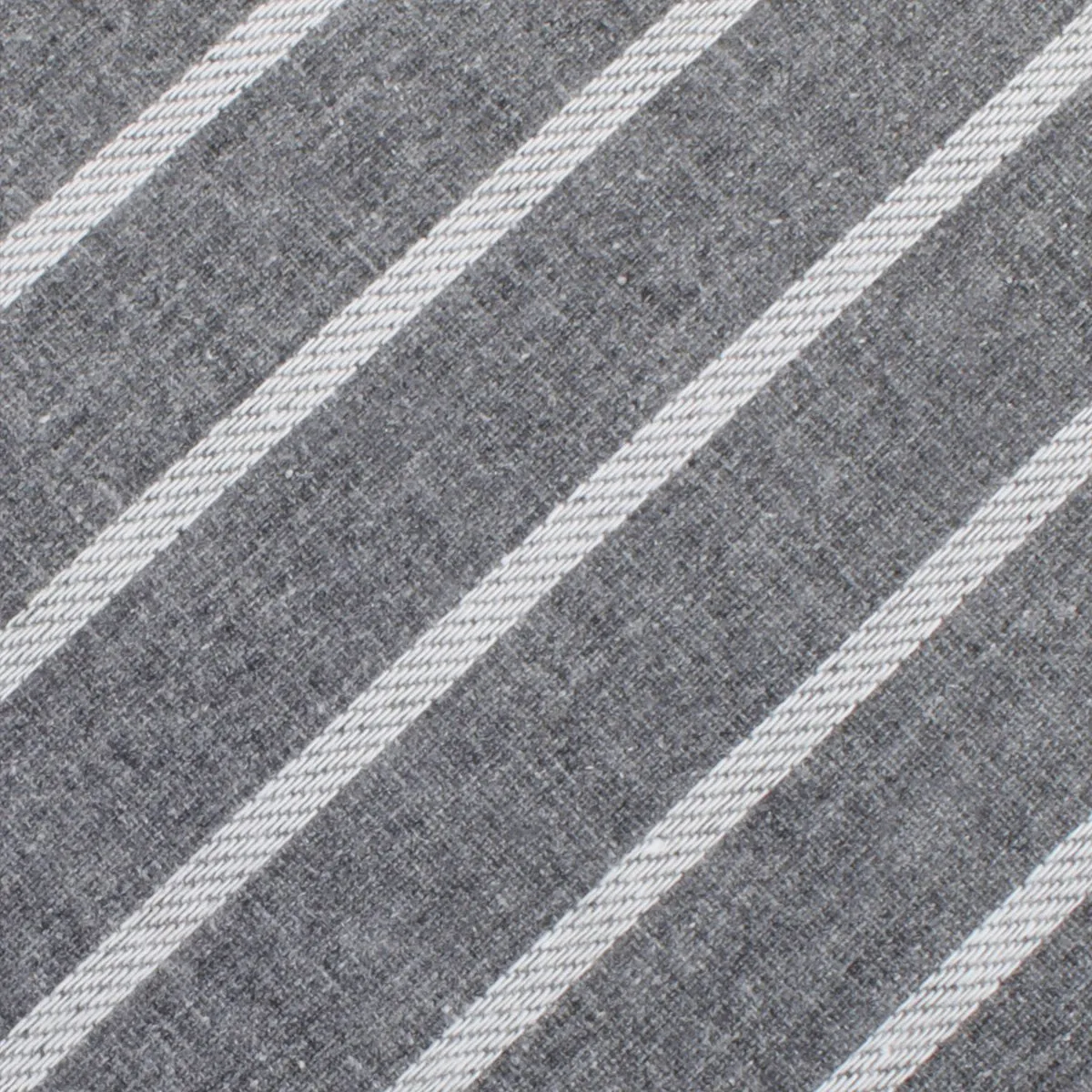 Fabric Swatch (Y311) - Galileo Pewter Grey Striped Linen sold by OTAA product image thumbnail 2