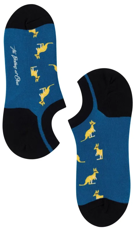 Aussie Kangaroo Low Cut Socks made by OTAA