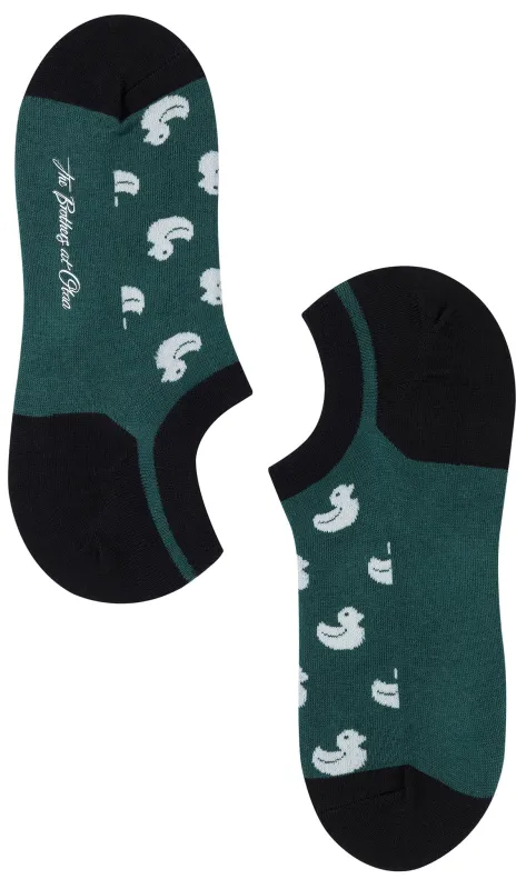 Forest Green Duckling Low Cut Socks made by OTAA