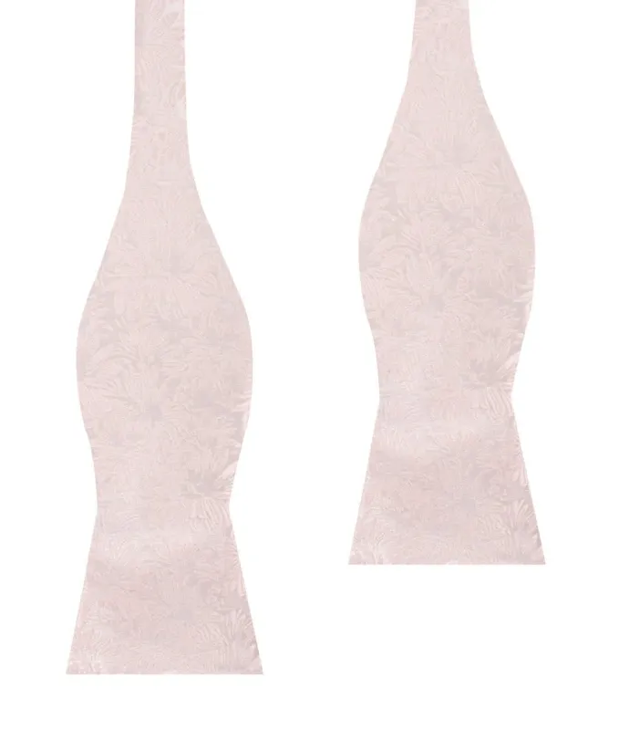 Blush Pink Daisy Flowers Floral Self Bow Tie made by OTAA
