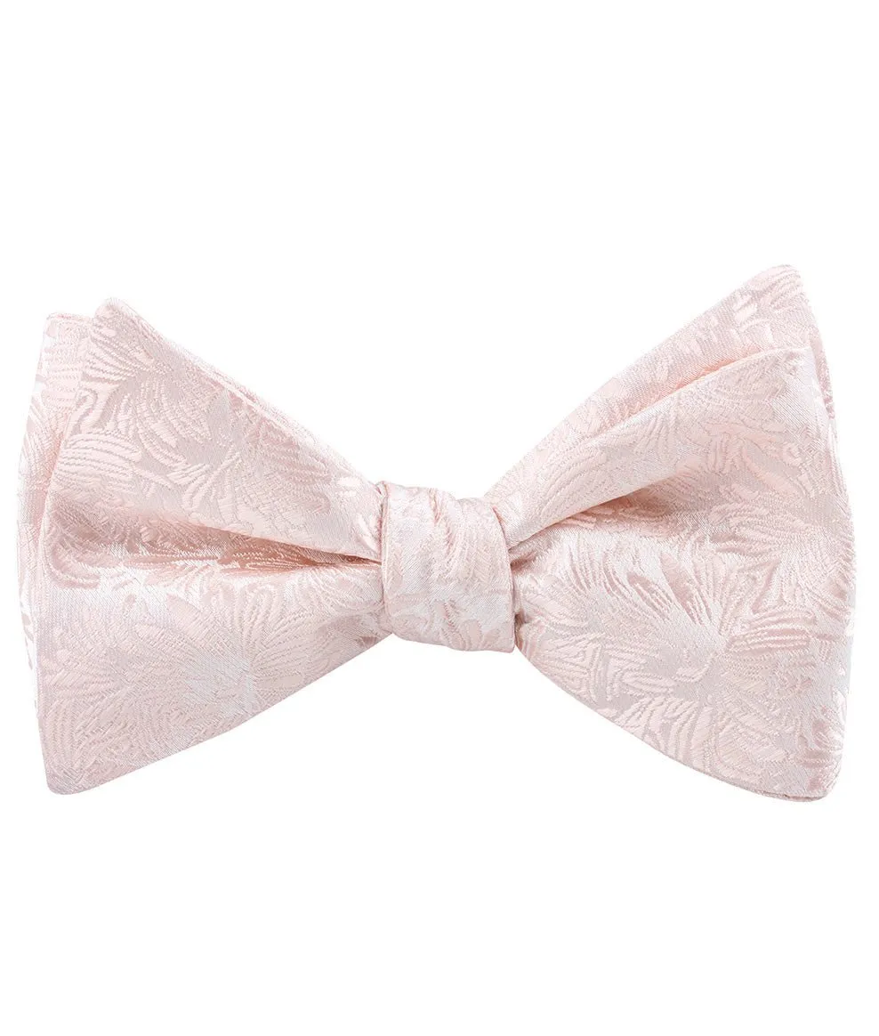 Blush Pink Daisy Flowers Floral Self Bow Tie sold by OTAA product image thumbnail 2