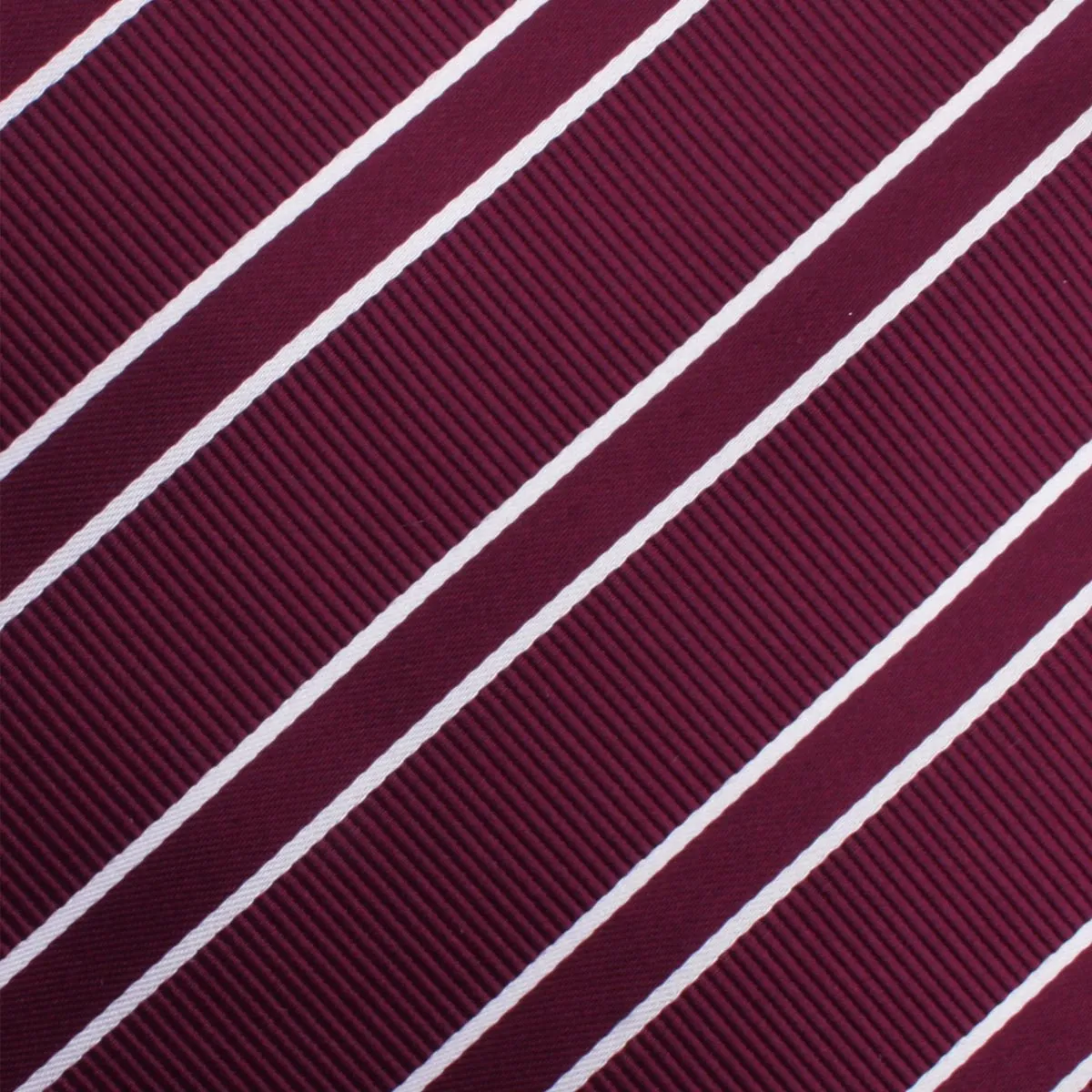 Wine Burgundy Double Stripe Self Bow Tie sold by OTAA product image thumbnail 3