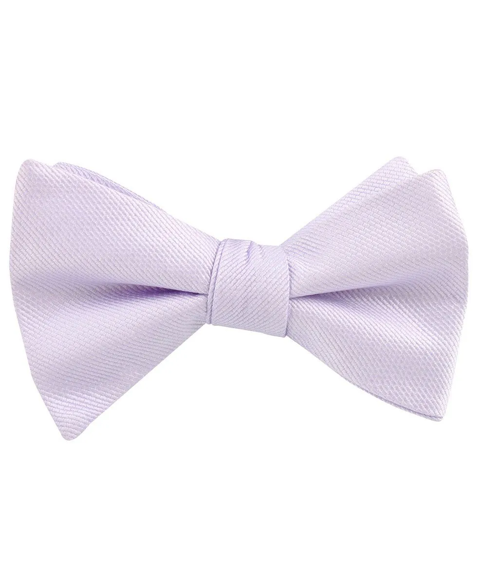 Iris Lilac Purple Weave Self Bow Tie sold by OTAA product image thumbnail 2