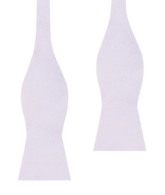 Iris Lilac Purple Weave Self Bow Tie made by OTAA
