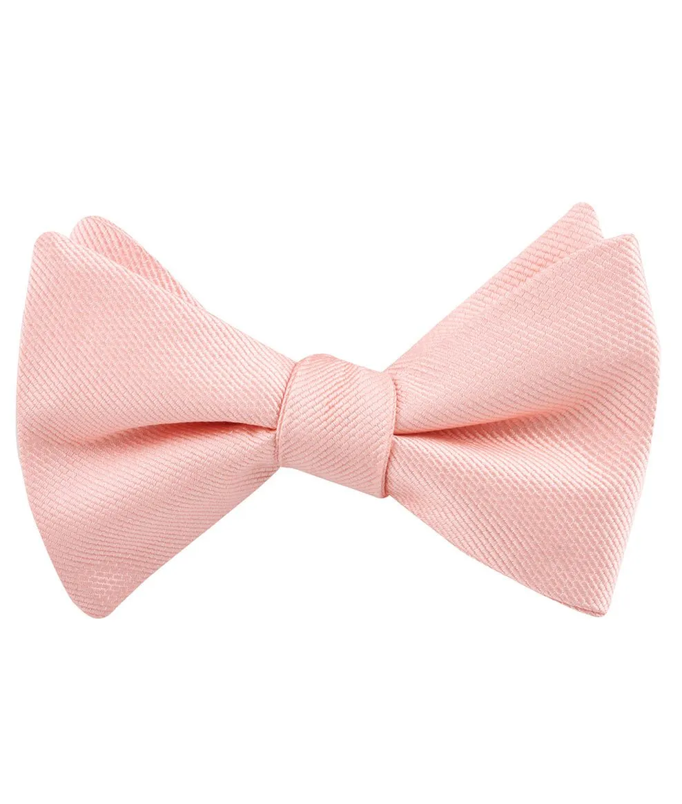 Bellini Peach Weave Self Bow Tie sold by OTAA product image thumbnail 2