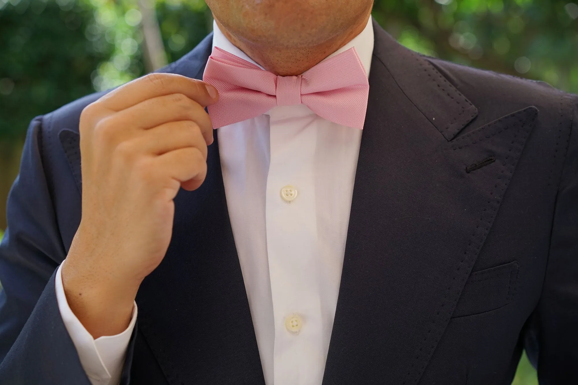 Tickled Pink Weave Bow Tie sold by OTAA product image thumbnail 5