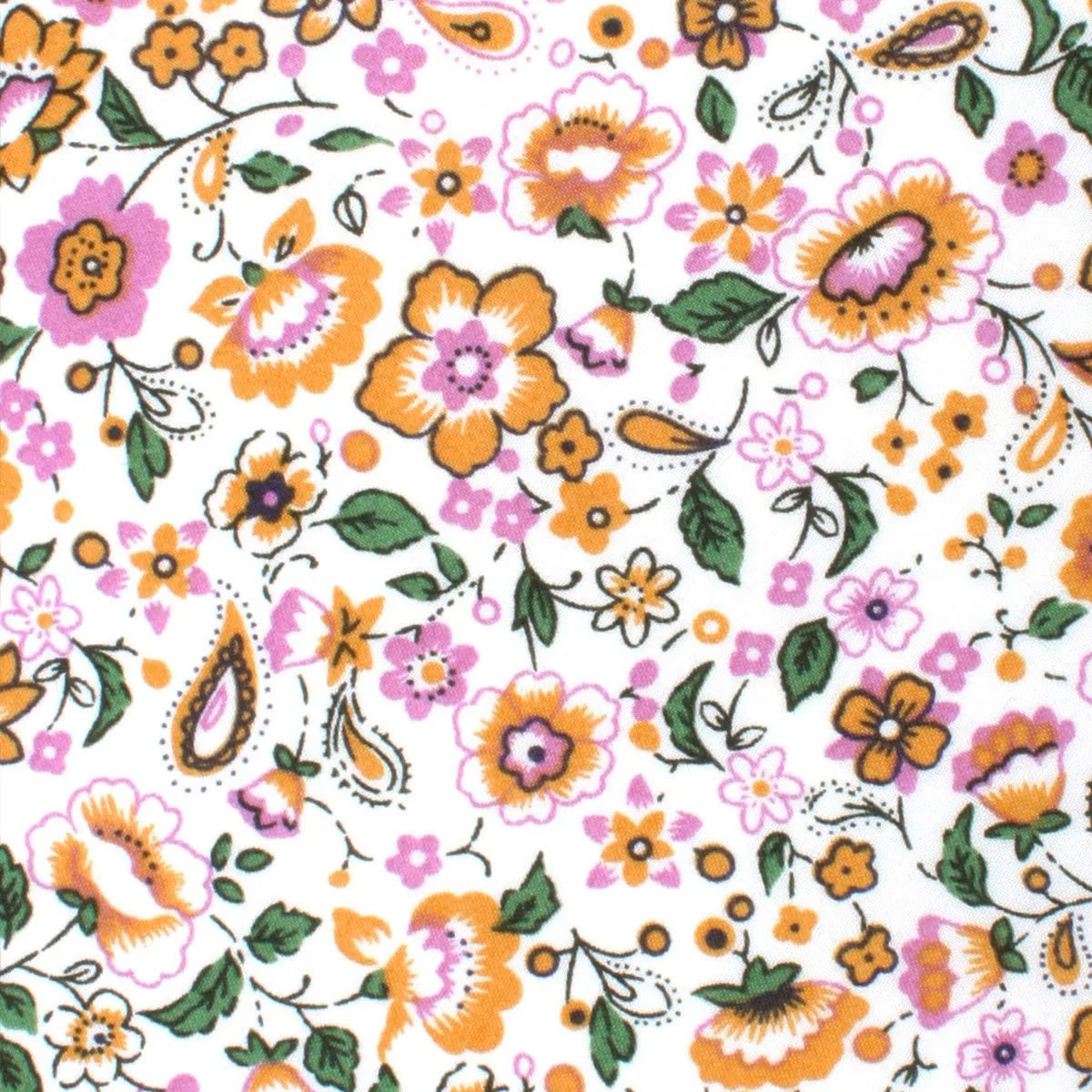 Diamond White Liberty Floral Pocket Square sold by OTAA product image thumbnail 2