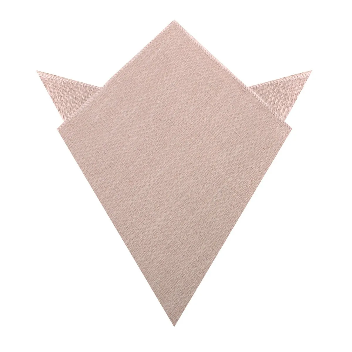 Dusty Beige Pink Linen Pocket Square sold by OTAA