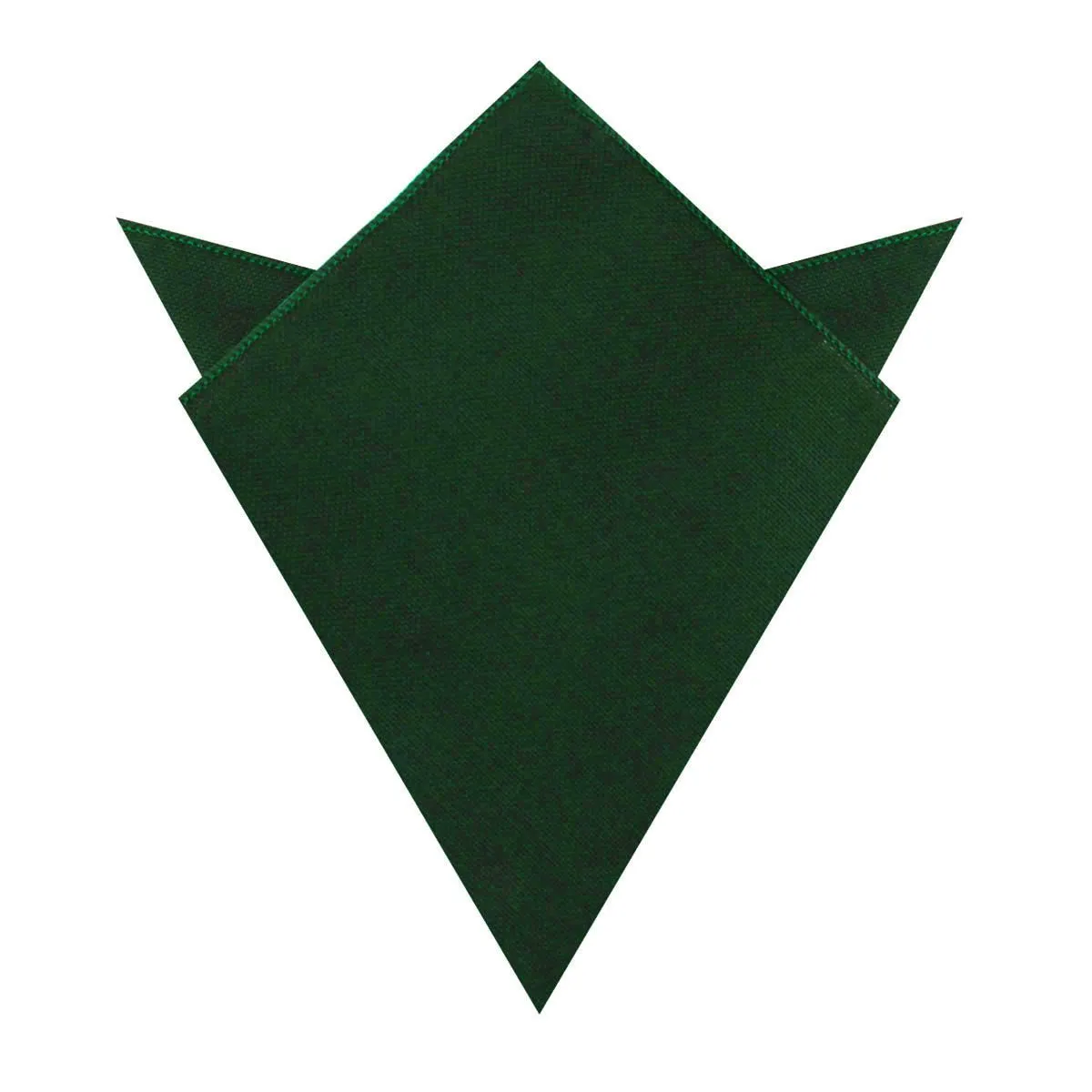 Dark Emerald Green Linen Pocket Square sold by OTAA