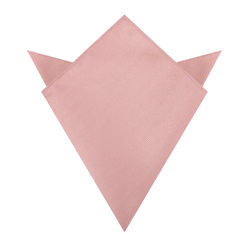 Dusty Blush Pink Twill Pocket Square made by OTAA